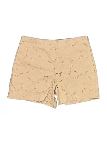 Ann Taylor Khaki Shorts (view 1)