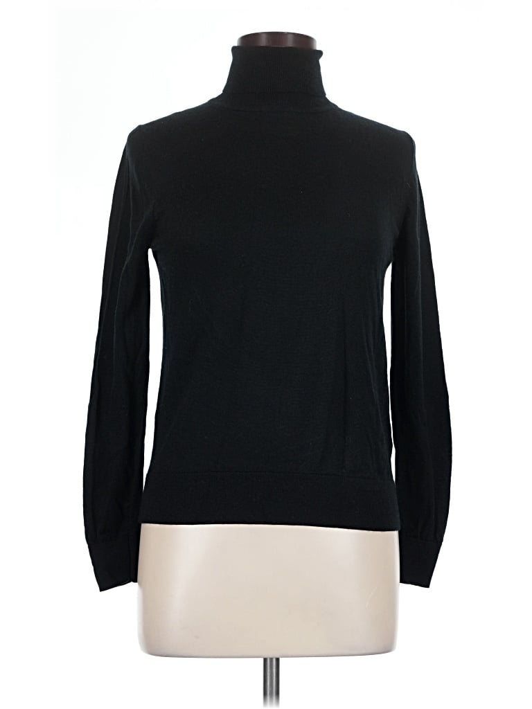 Pre-owned M&s Wool Pullover Sweater In Black