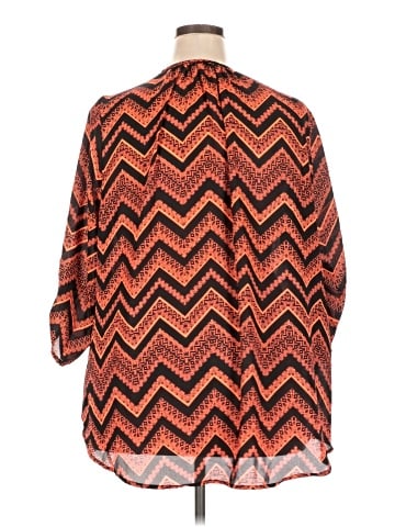 Espresso 3/4 Sleeve Blouse (view 2)