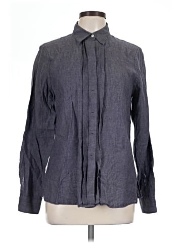 PaperWhite Long Sleeve Button-Down Shirt (view 1)