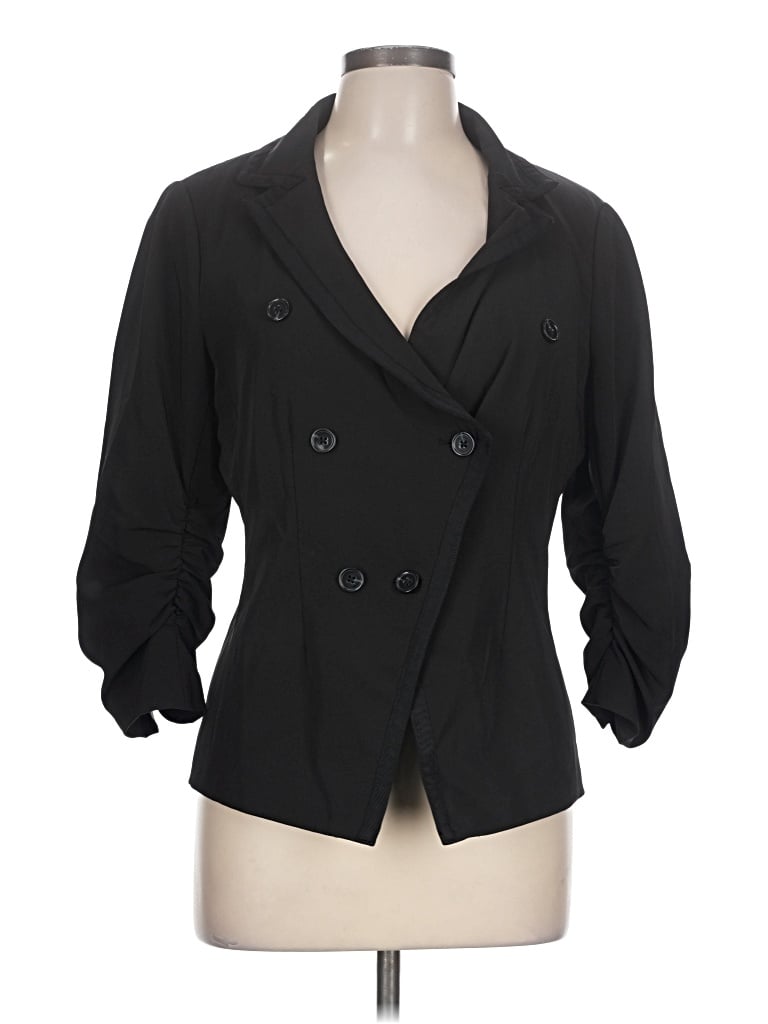 Pre-owned Laundry By Shelli Segal Blazer Jacket In Black