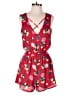 As U Wish 100% Polyester Floral Red Romper Size S - photo 1