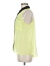 Decree 100% Polyester Color Block Green Sleeveless Blouse Size M - photo 5