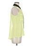 Decree 100% Polyester Color Block Green Sleeveless Blouse Size M - photo 4