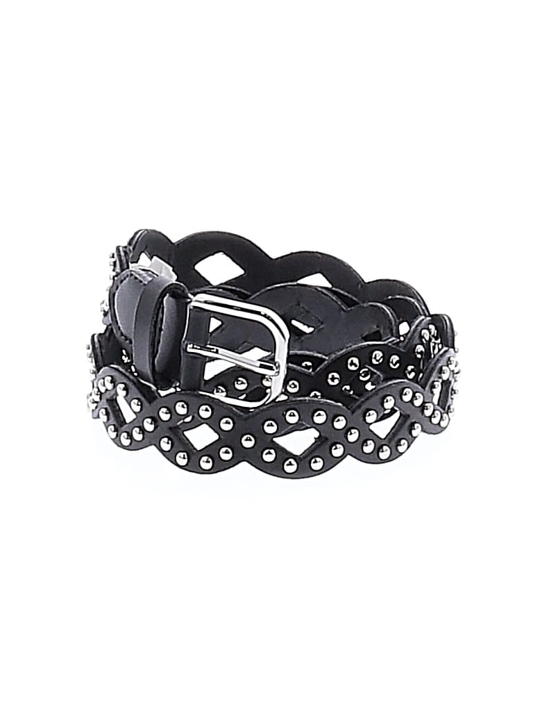Pre-owned Rebecca Minkoff Leather Belt In Black