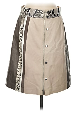 Lafayette 148 New York Leather Skirt (view 1)