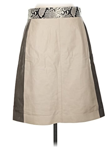 Lafayette 148 New York Leather Skirt (view 2)