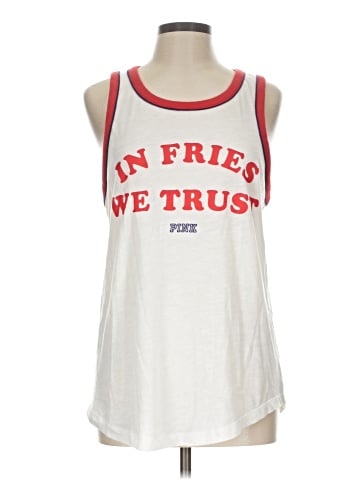 Victoria's Secret Pink Sleeveless T-Shirt (view 1)