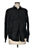 Gap 100% Linen Black Long Sleeve Button-Down Shirt Size M - photo 1