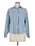 Assorted Brands 100% Cotton Blue Long Sleeve Button-Down Shirt One size - photo 1