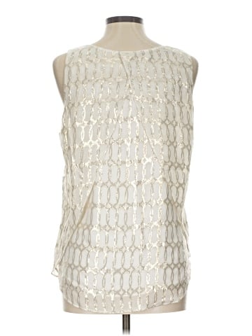 White House Black Market Sleeveless Silk Top (view 2)