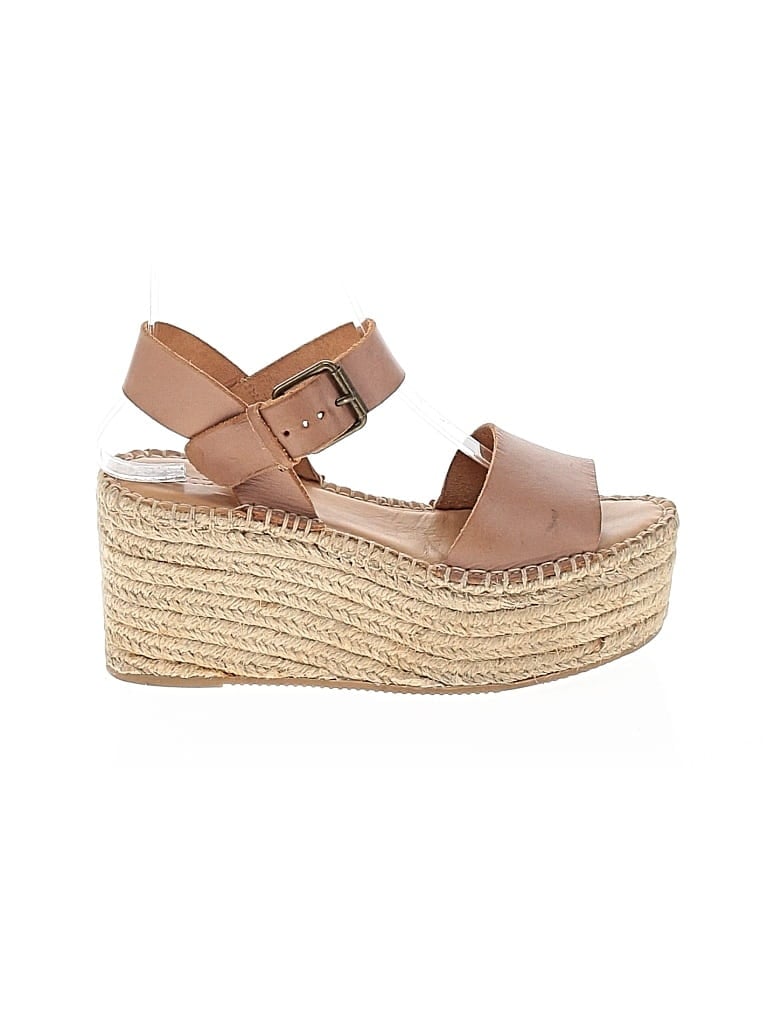 Pre-owned Soludos Wedges In Tan