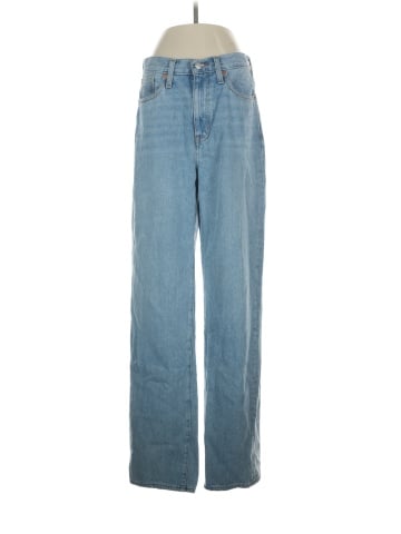 Madewell Baggy Straight Jeans in Berteau Wash (view 1)
