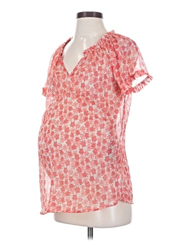 Motherhood Short Sleeve Blouse (view 1)