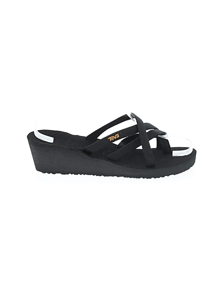 Teva Wedges In Black