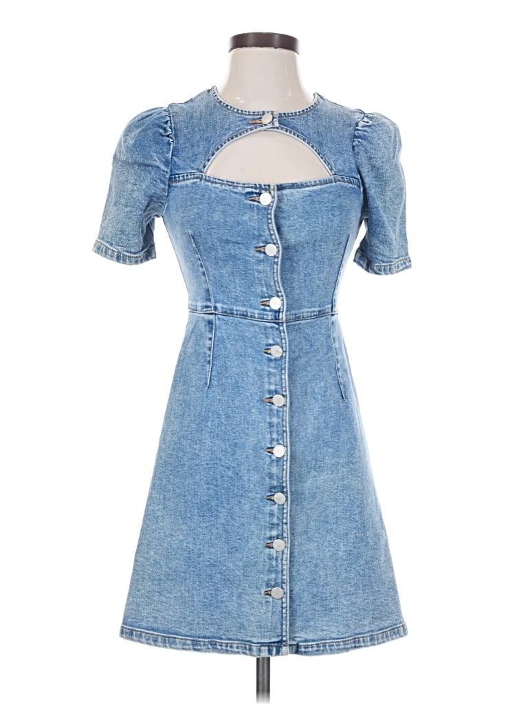 Pre-owned Urban Revivo Casual Dress In Blue