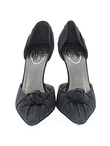 Prada Vintage Bow Accent Heels (view 2)