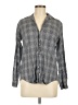 Grayson Plaid Gray Long Sleeve Button-Down Shirt Size Med (3) - photo 1