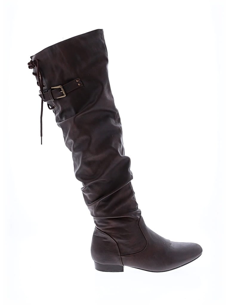 Pre-owned Dream Pairs Boots In Brown