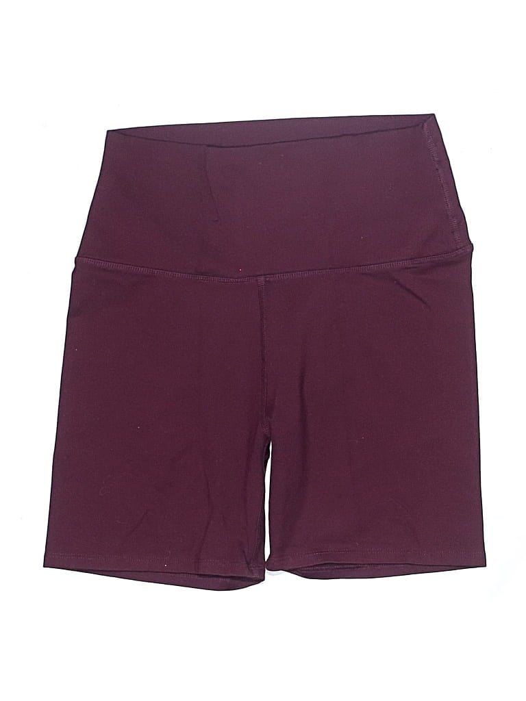 Pre-owned Core 10 Athletic Shorts In Burgundy