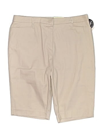 DressBarn Khaki Shorts (view 1)