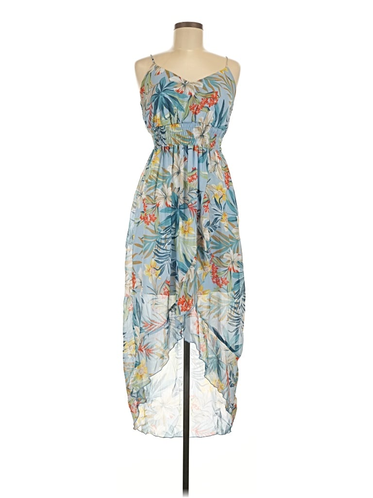 Pre-owned En Focus Studio Cocktail Dress In Blue