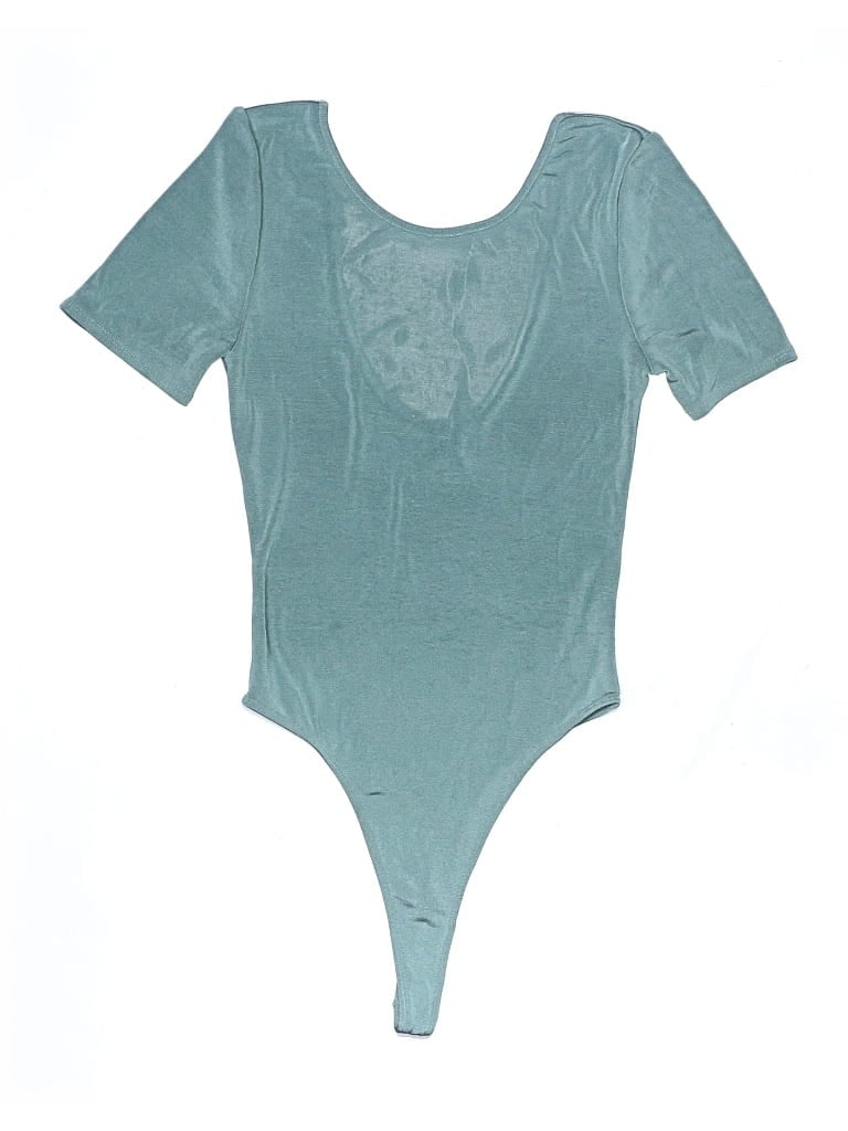 Pre-owned Out From Under Bodysuit In Teal