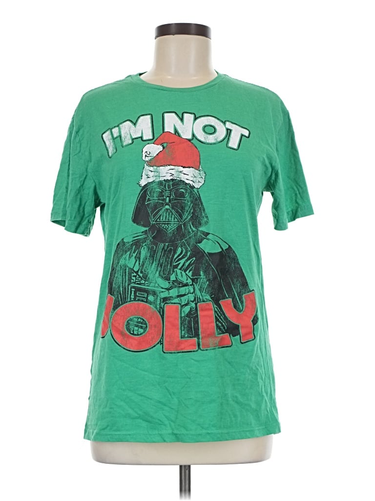 Pre-owned Star Wars Short Sleeve T-shirt In Green