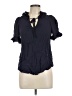Odille Blue Short Sleeve Blouse Size 6 - photo 1