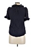Odille Blue Short Sleeve Blouse Size 6 - photo 2