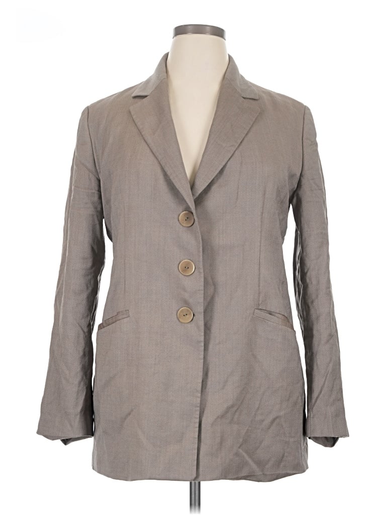 Pre-owned Zanella Blazer Jacket In Gray