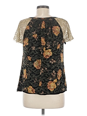 HD in Paris Short Sleeve Silk Top (view 2)