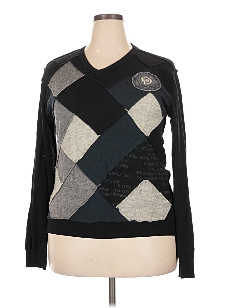 Pre-owned Desigual Pullover Sweater In Black