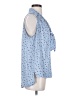 Free People 100% Polyester Blue Sleeveless Blouse Size S - photo 4