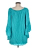 Elan Teal 3/4 Sleeve Blouse Size M - photo 2
