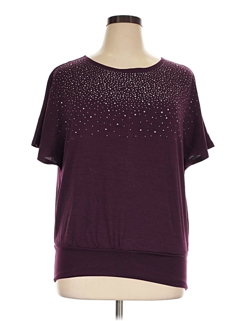 Pre-owned New Directions Pullover Sweater In Purple