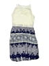 Amy Byer Paisley Blue Dress Size 14 - photo 1