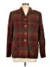 Pendleton 100% Wool Plaid Burgundy Wool Coat Size M - photo 1