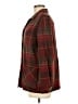 Pendleton 100% Wool Plaid Burgundy Wool Coat Size M - photo 5