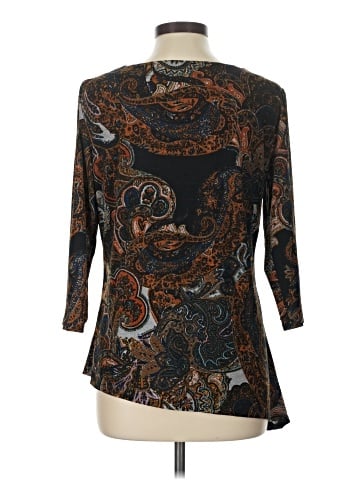 NY Collection 3/4 Sleeve Top (view 2)