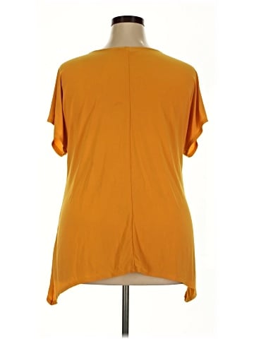 NY Collection Short Sleeve Blouse (view 2)
