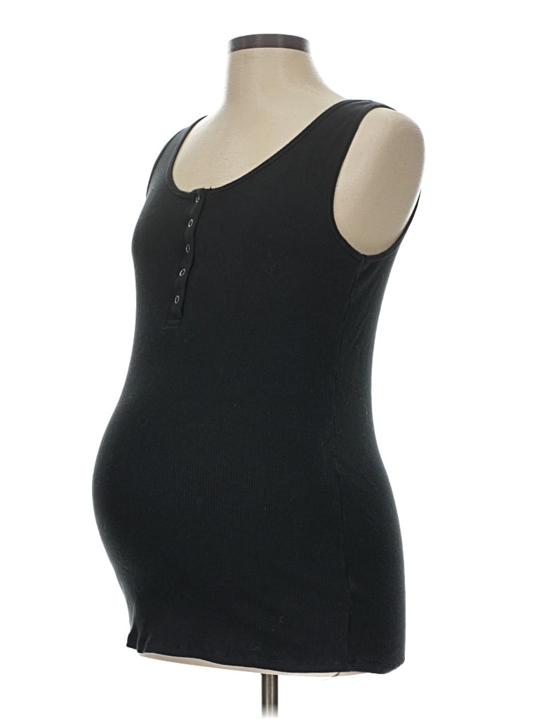 Pre-owned Gap - Maternity Tank Top Black Strapless Neckline Tops