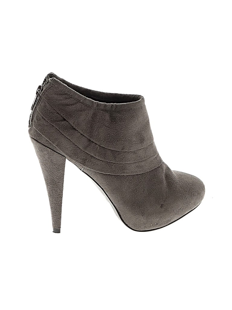 Pre-owned Aldo Ankle Boots In Gray