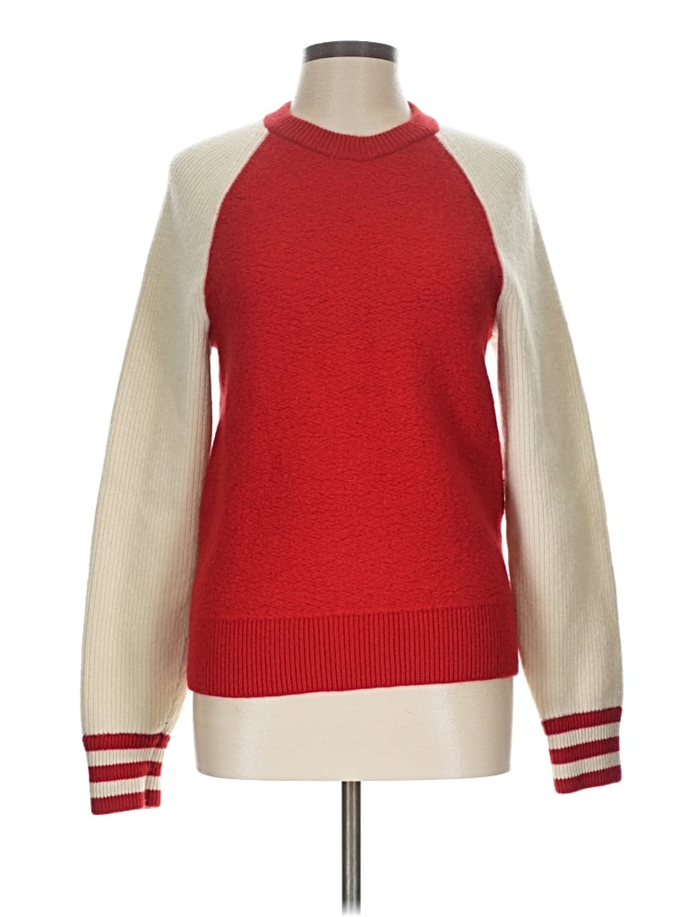 Pre-owned Rag & Bone Wool Pullover Sweater In Red