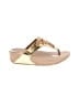 FitFlop Gold Flip Flops Size 7 - photo 1