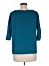 St. John Teal 3/4 Sleeve Top Size M - photo 2