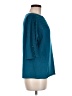 St. John Teal 3/4 Sleeve Top Size M - photo 4