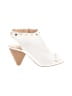Vince Camuto 100% Leather White Heels Size 8 - photo 1