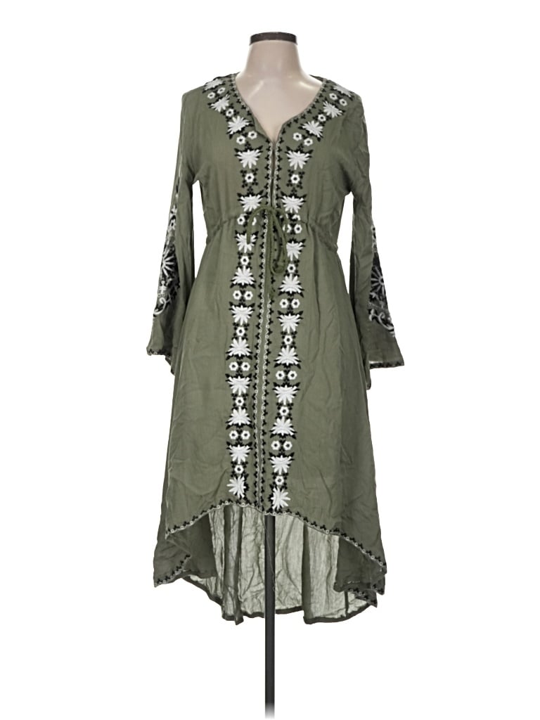 Pre-owned R. Vivimos Casual Dress In Green