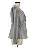 eShakti 100% Polyester Gray Long Sleeve Blouse Size 12 - photo 4
